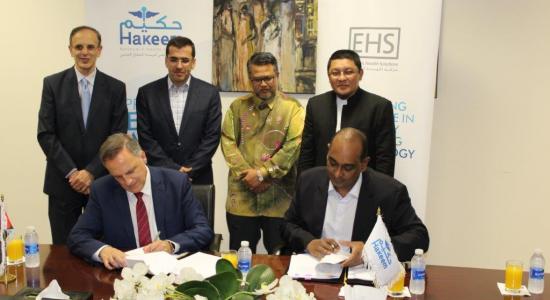 Electronic Health Solutions (EHS) Signs an Agreement with GCI to provide Key Health-Financial Solutions to “Hakeem” Electronic Health Solutions (EHS) Signs an Agreement with GCI to provide Key Health-Financial Solutions to “Hakeem”